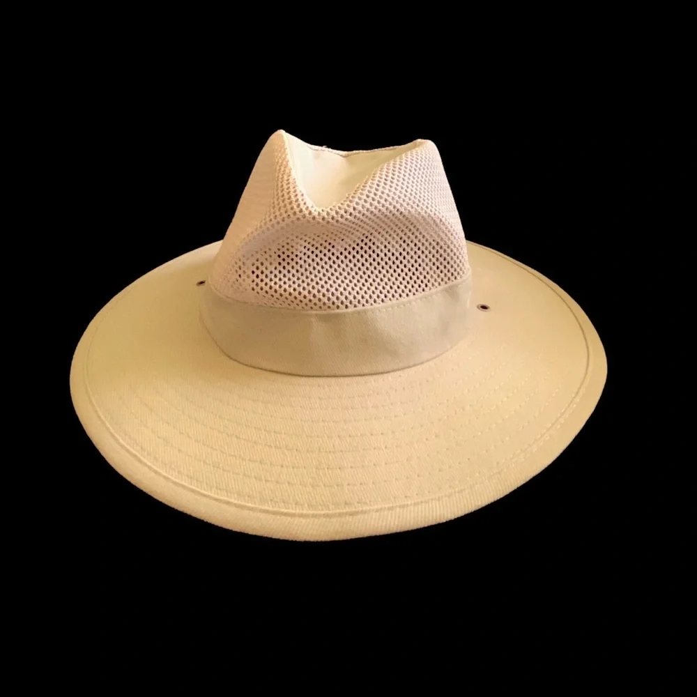 Panama Jack Hat Tan Straw Top Unisex Size S/M